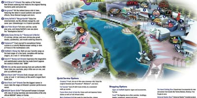 ਯੂਨੀਵਰਸਲ Orlando citywalk ਨਕਸ਼ਾ