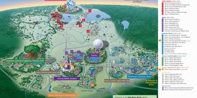 ਨਕਸ਼ਾ ਦੇ Disney World