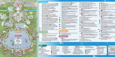 ਨਕਸ਼ਾ ਦੇ EPCOT Disney World