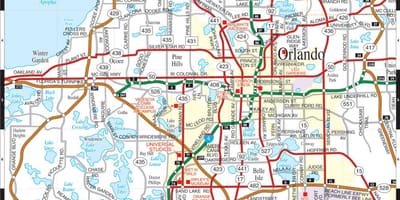 Orlando ' ਤੇ ਨਕਸ਼ਾ